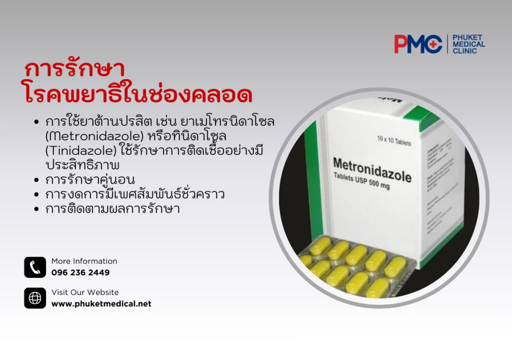 การรักษา โรคพยาธิในช่องคลอด