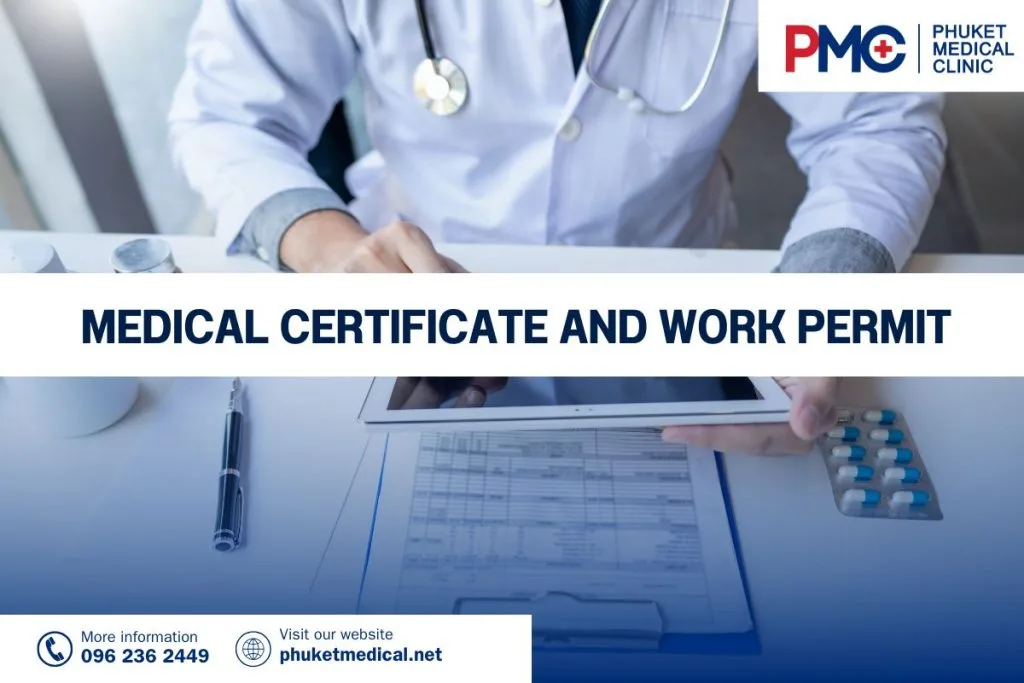 Medical certificate and work permit