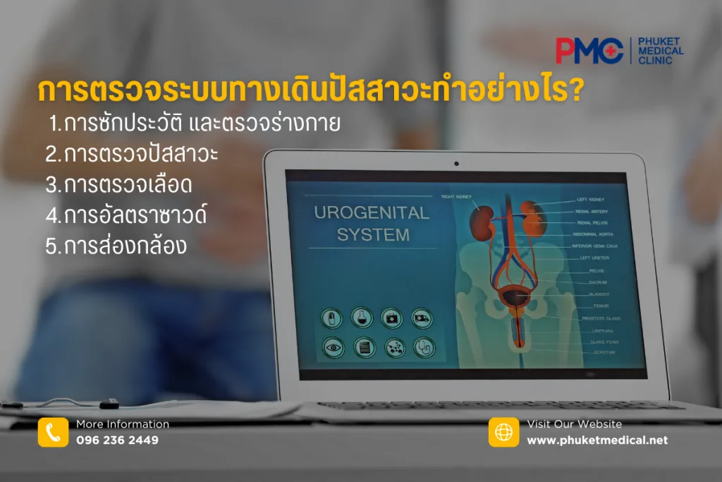 การตรวจระบบทางเดินปัสสาวะทำอย่างไร