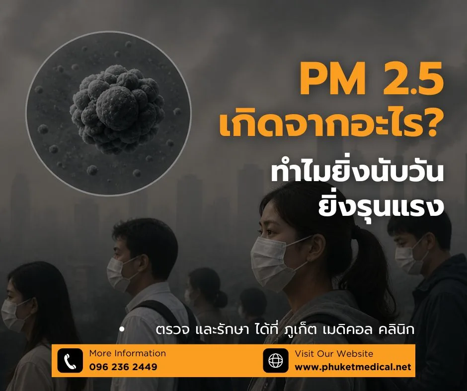PM 2.5 เกิดจากอะไร? ทำไมยิ่งนับวันยิ่งรุนแรง