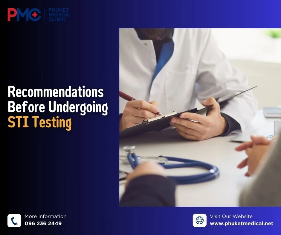 Recommendations Before Undergoing STI Testing